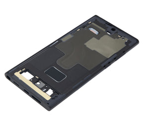 Mid-Frame Housing Compatible For Samsung Galaxy S22 Ultra 5G Replacement (US & International Version) (Phantom Black)