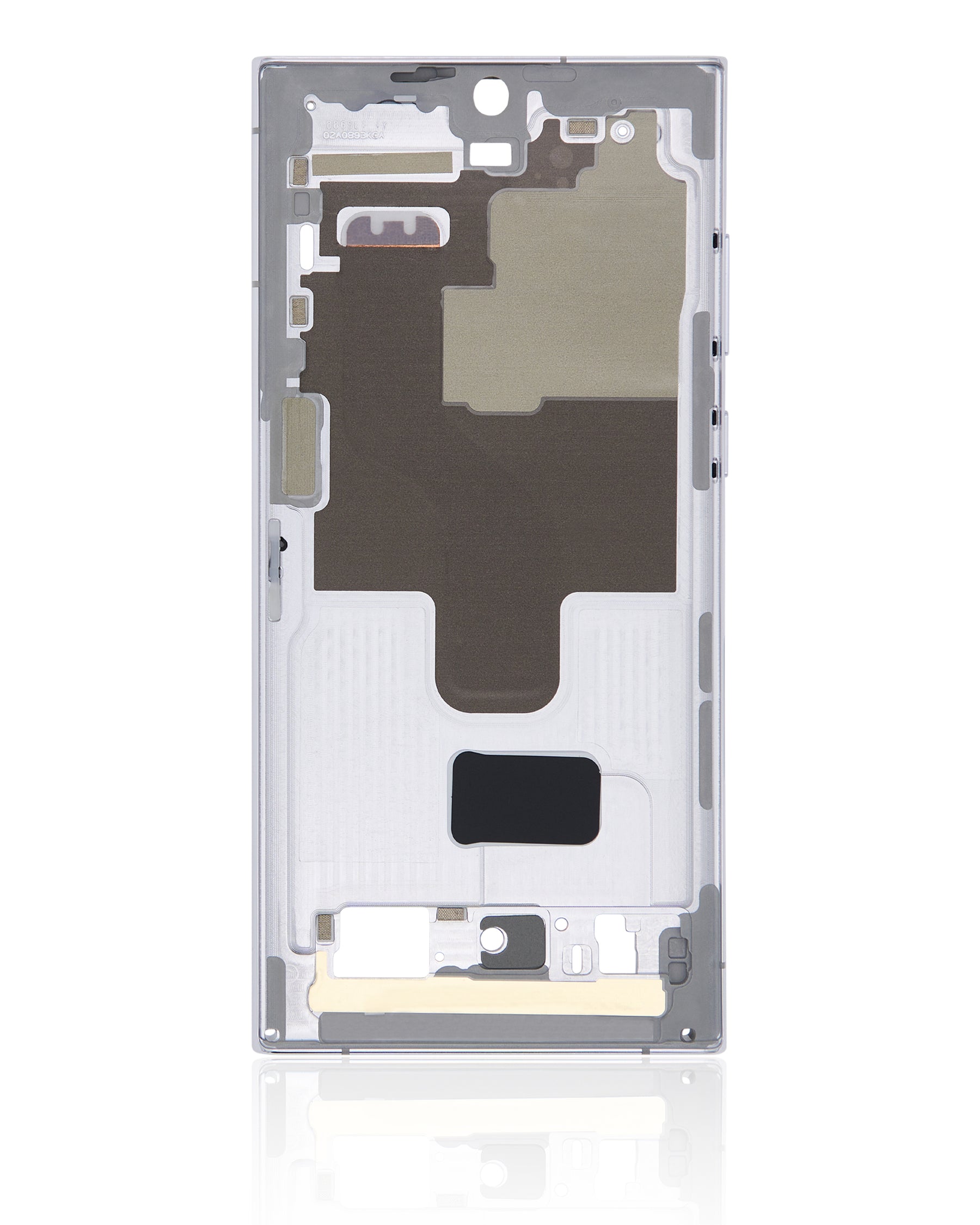 Mid-Frame Housing Compatible For Samsung Galaxy S22 Ultra 5G  Replacement(US & International Version) (White)