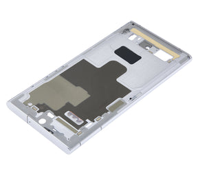 Mid-Frame Housing Compatible For Samsung Galaxy S22 Ultra 5G  Replacement(US & International Version) (White)