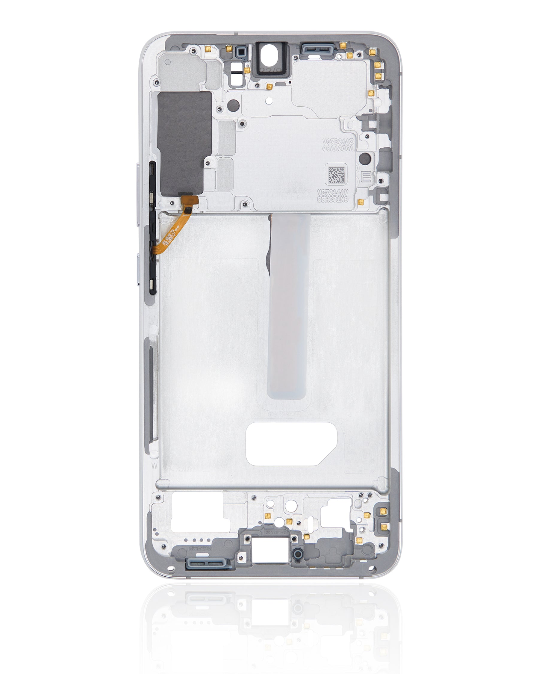 Replacement Mid-Frame Housing Compatible For Samsung Galaxy S22 Plus 5G (International Version) (White)