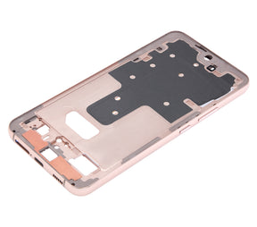 Mid-Frame Housing Compatible For Samsung Galaxy S22 Plus 5G  Replacement (International Version) (Pink Gold)