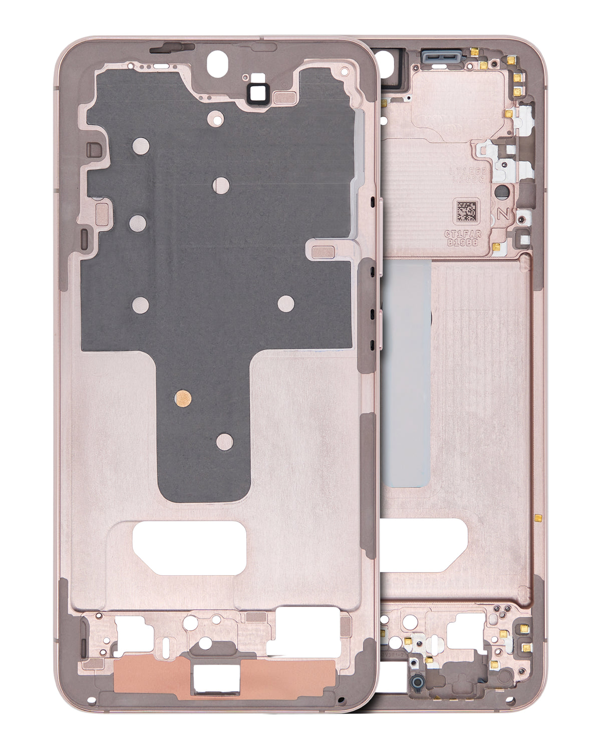 Mid-Frame Housing Compatible For Samsung Galaxy S22 Plus 5G  Replacement (US & International Version) (Violet / Pink / Gold)