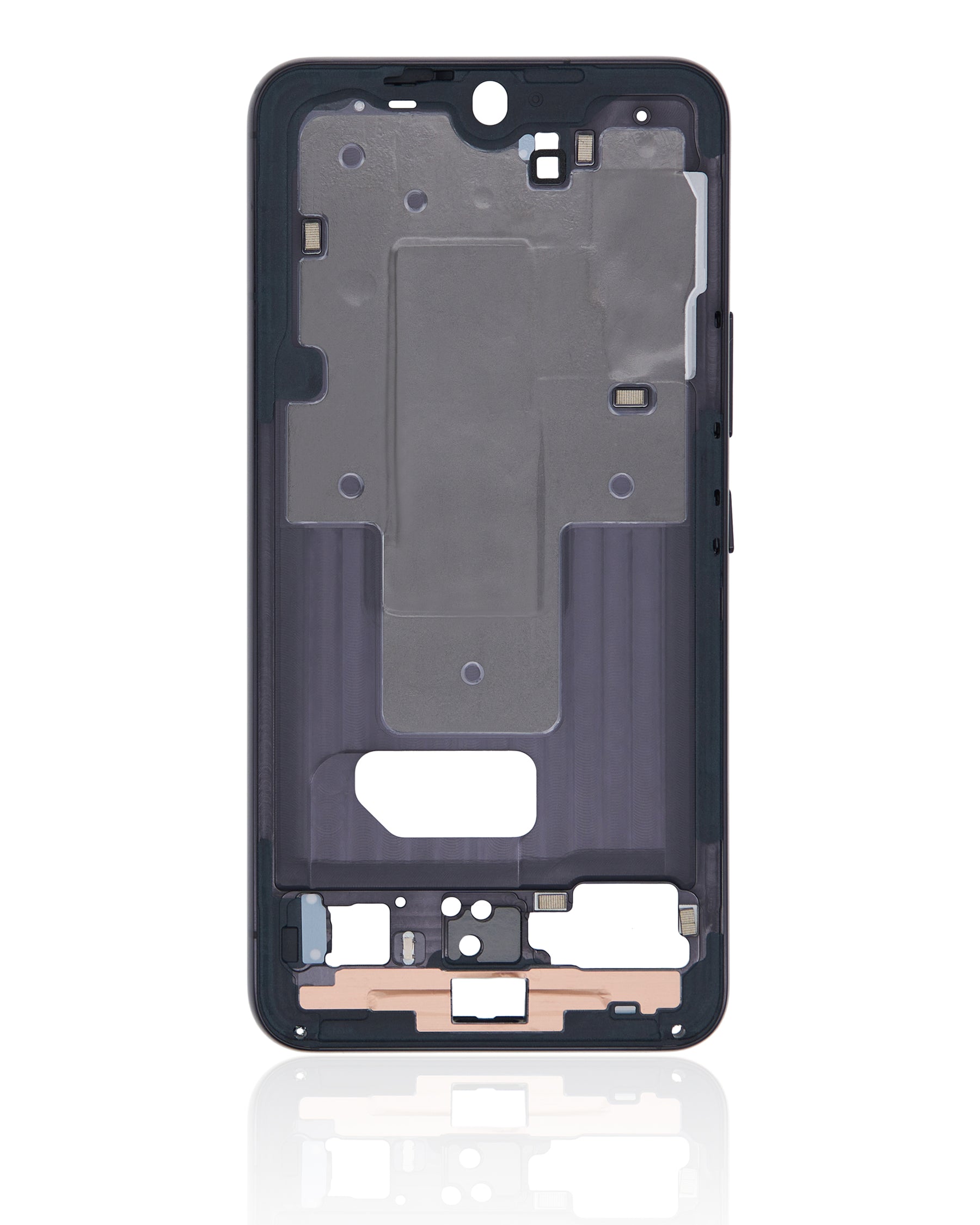 Mid-Frame Housing Compatible For Samsung Galaxy S22 5G Replacement(International Version) (Phantom Black)