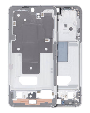 Mid-Frame Housing Compatible For Samsung Galaxy S22 5G Replacement(International Version) (White)