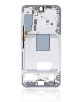 Mid-Frame Housing Compatible For Samsung Galaxy S22 5G Replacement(International Version) (White)