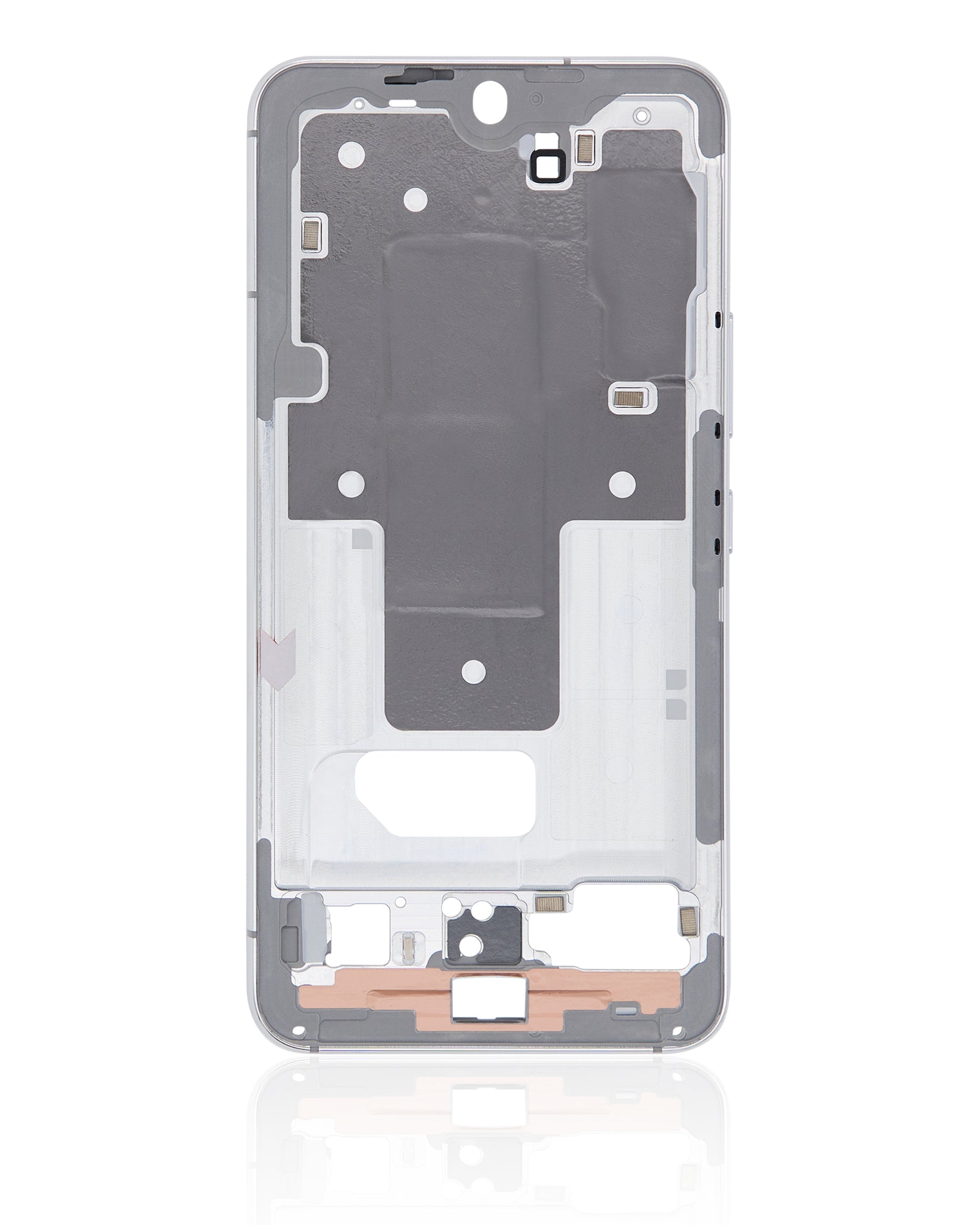 Mid-Frame Housing Compatible For Samsung Galaxy S22 5G Replacement(International Version) (White)