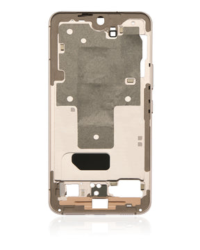 Mid-Frame Housing Compatible For Samsung Galaxy S22 5G Replacement by Macfactory.Store (International Version) (Pink Gold)