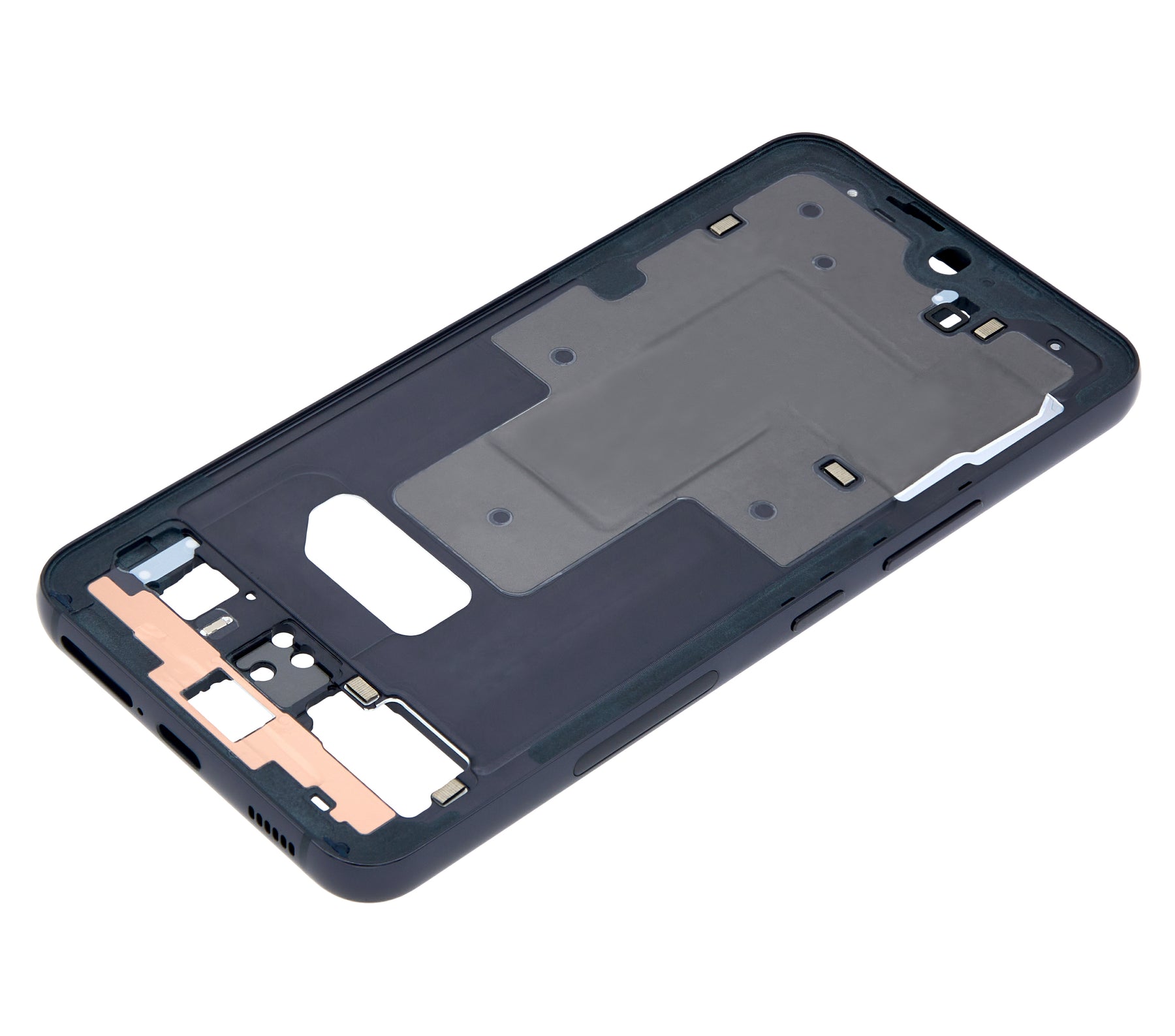Replacement Mid-Frame Housing Compatible For Samsung Galaxy S22 5G (US & International Version) (Phantom Black)