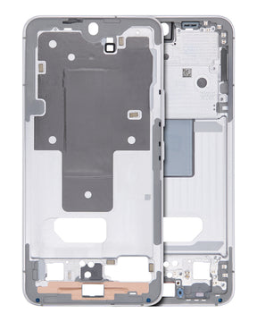 Mid-Frame Housing Compatible For Samsung Galaxy S22 5G  Replacement(US & International Version) (White)
