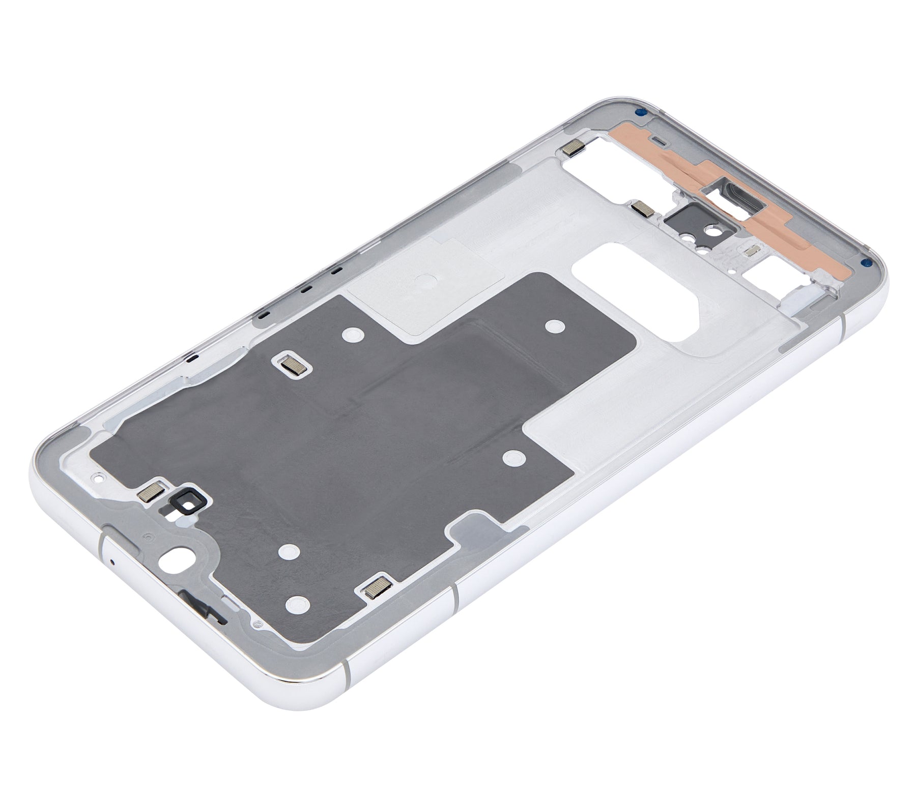 Mid-Frame Housing Compatible For Samsung Galaxy S22 5G  Replacement(US & International Version) (White)