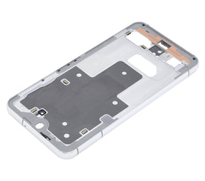 Mid-Frame Housing Compatible For Samsung Galaxy S22 5G  Replacement(US & International Version) (White)
