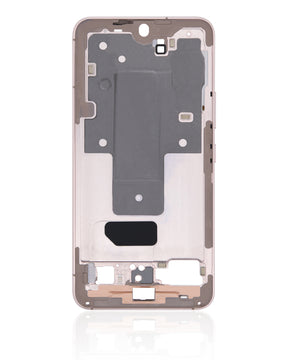 Mid-Frame Housing Compatible For Samsung Galaxy S22 5G Replacement (US & International Version) (Pink Gold)