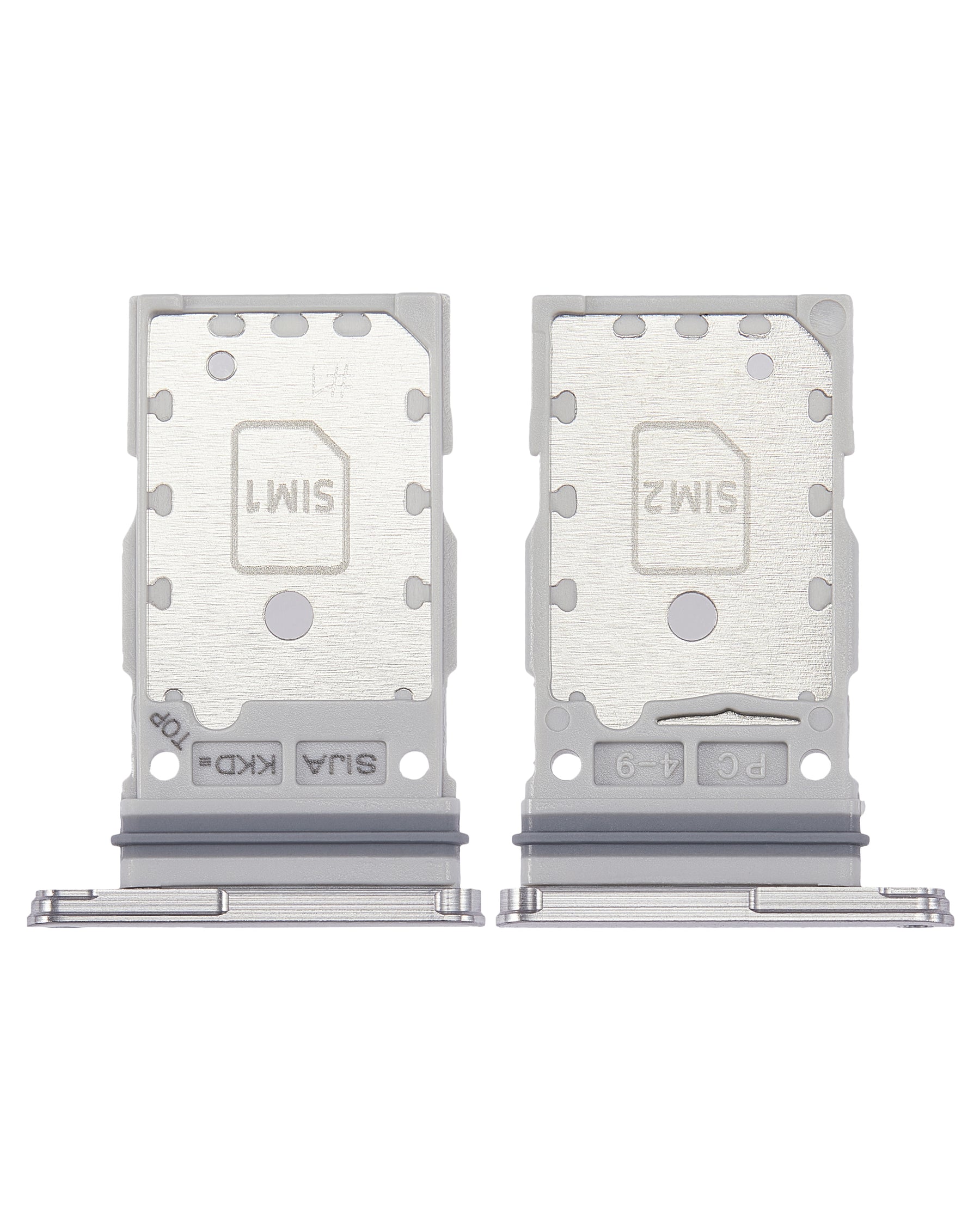 Dual Sim Card Tray  Replacement Compatible For Samsung Galaxy S22 / S22 Plus (White)