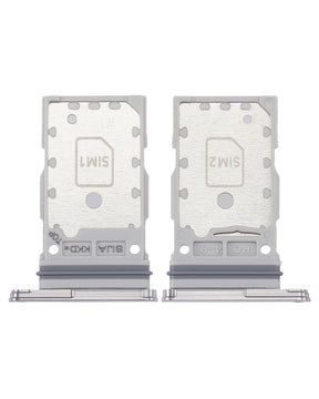 Dual Sim Card Tray Compatible For Samsung Galaxy S22 / S22 Plus Replacement  (White)