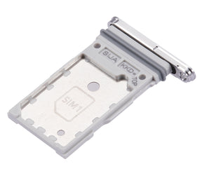 Dual Sim Card Tray Compatible For Samsung Galaxy S22 / S22 Plus Replacement  (White)