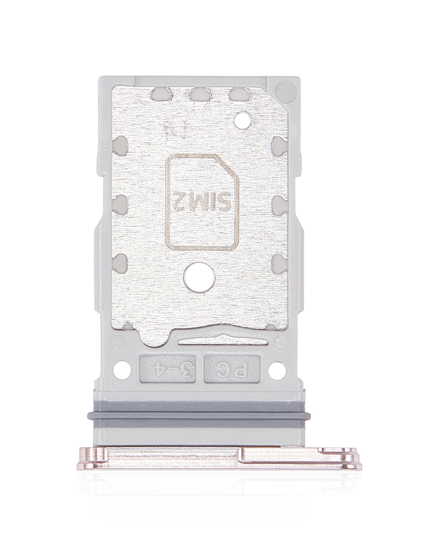 Dual Sim Card Tray Compatible For Samsung Galaxy S22 / S22 Plus Replacement (Pink Gold)