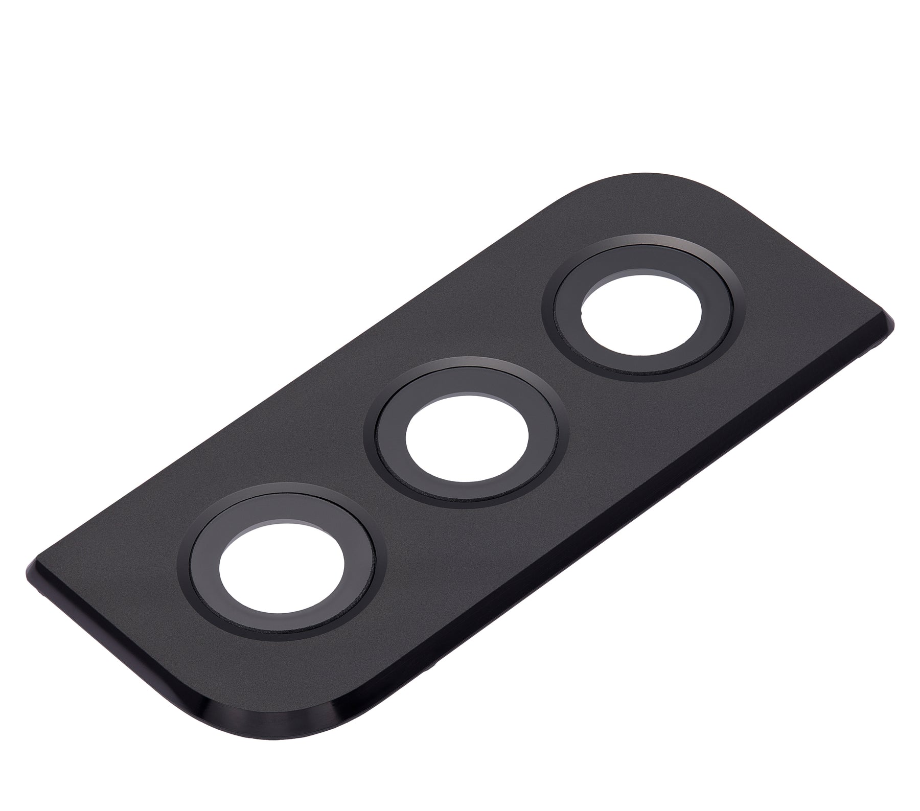 Back Camera Lens With Bezel Ring Compatible For Samsung Galaxy S22 / S22 Plus Replacement(Phantom Black)