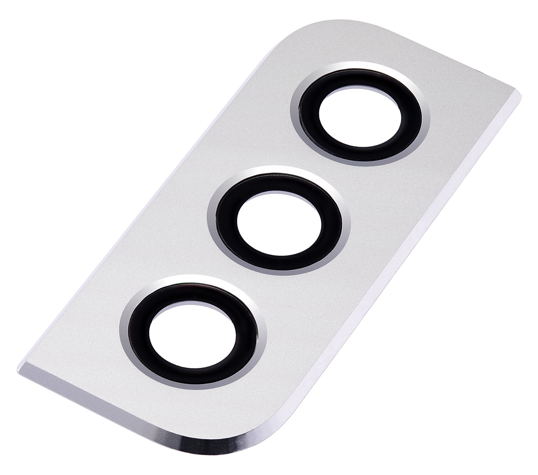 Back Camera Lens With Bezel Ring Compatible For Samsung Galaxy S22 / S22 Plus Replacement (White)