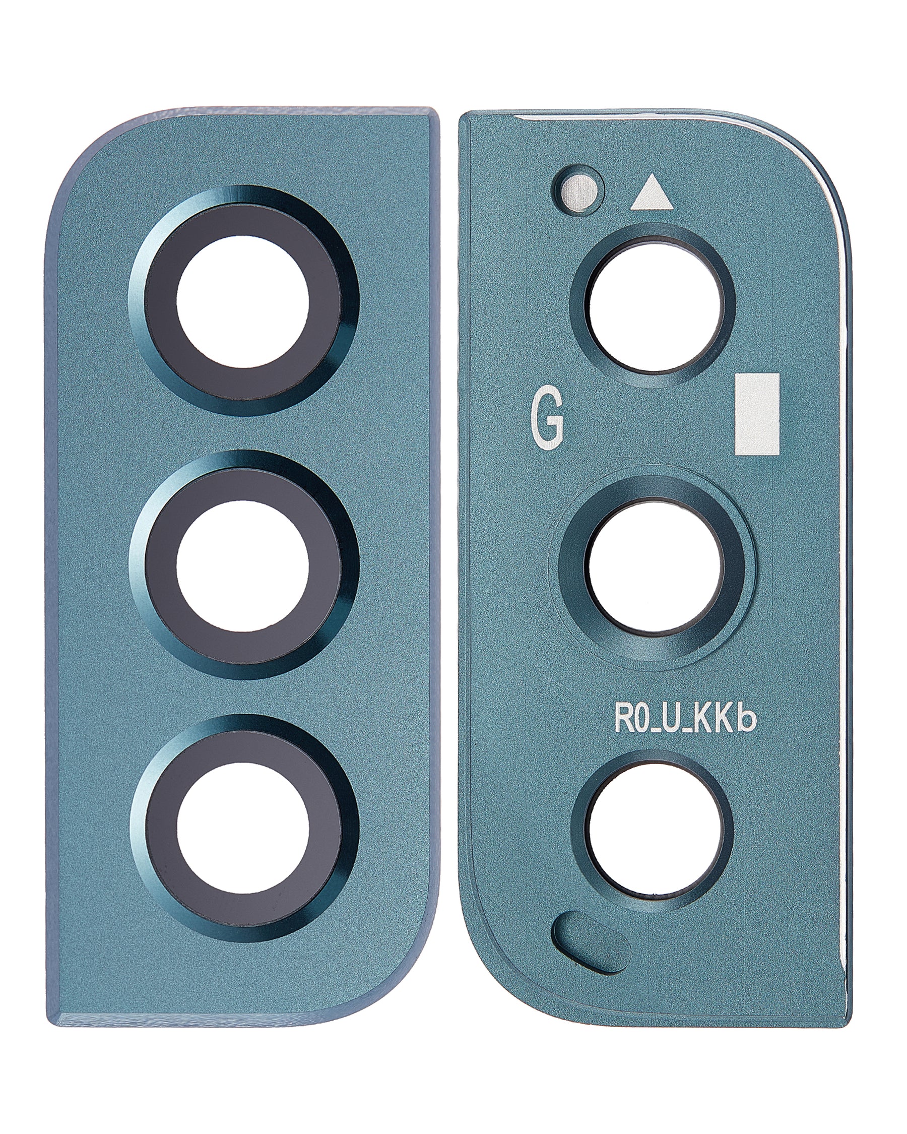 Back Camera Lens With Bezel Ring Compatible For Samsung Galaxy S22 / S22 Plus Replacement (Green)