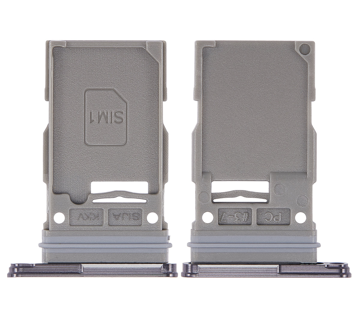 Single Sim Card Tray Compatible For Samsung Galaxy S22 5G / S22 Plus 5G (Phantom Black)