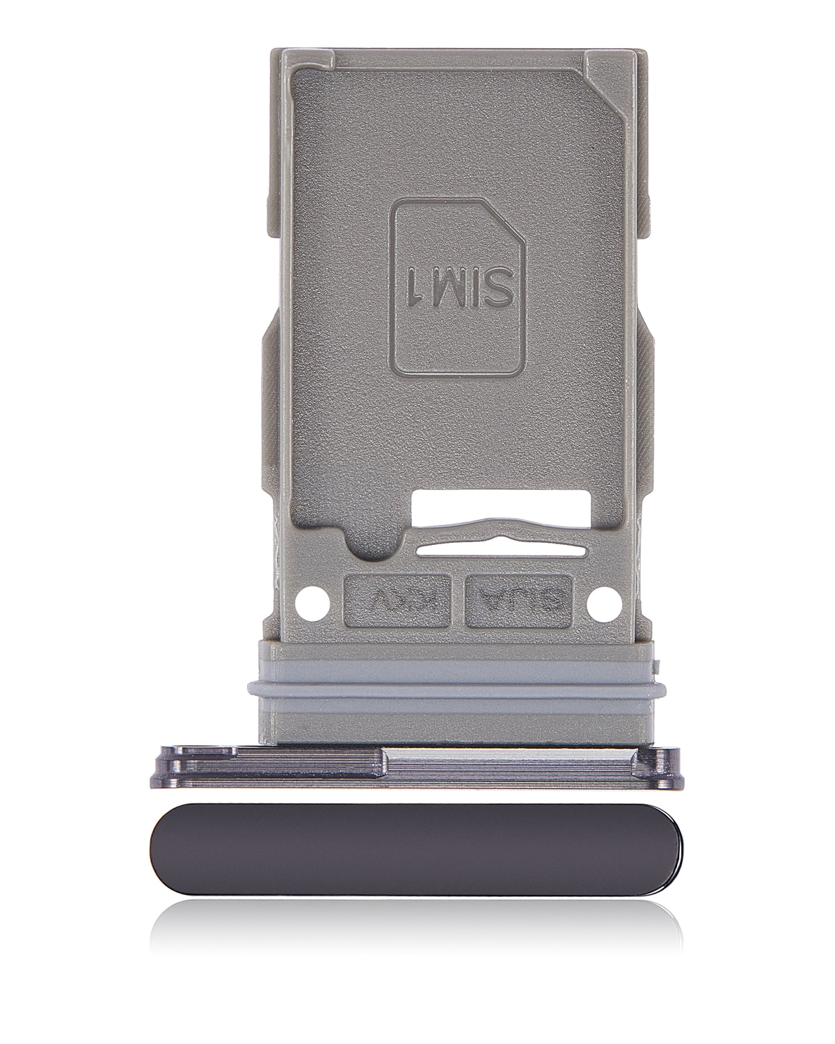 Replacement Single Sim Card Tray Compatible For Samsung Galaxy S22 5G / S22 Plus 5G (Phantom Black)