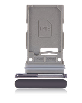 Replacement Single Sim Card Tray Compatible For Samsung Galaxy S22 5G / S22 Plus 5G (Phantom Black)