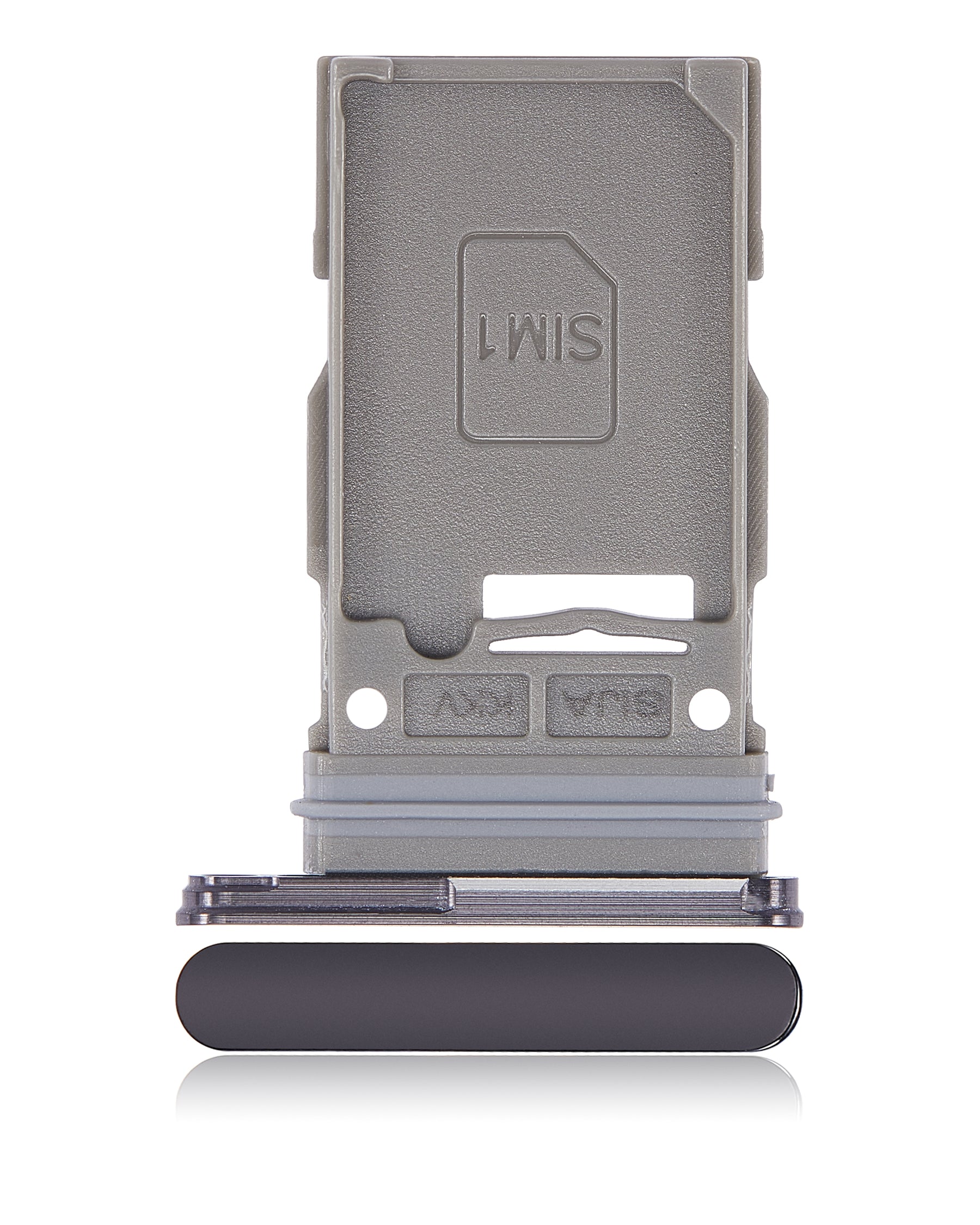 Single Sim Card Tray Compatible For Samsung Galaxy S22 5G / S22 Plus 5G (Phantom Black)