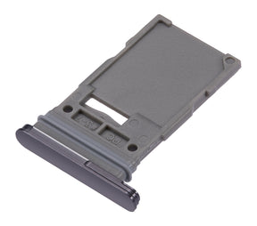 Replacement Single Sim Card Tray Compatible For Samsung Galaxy S22 5G / S22 Plus 5G (Phantom Black)