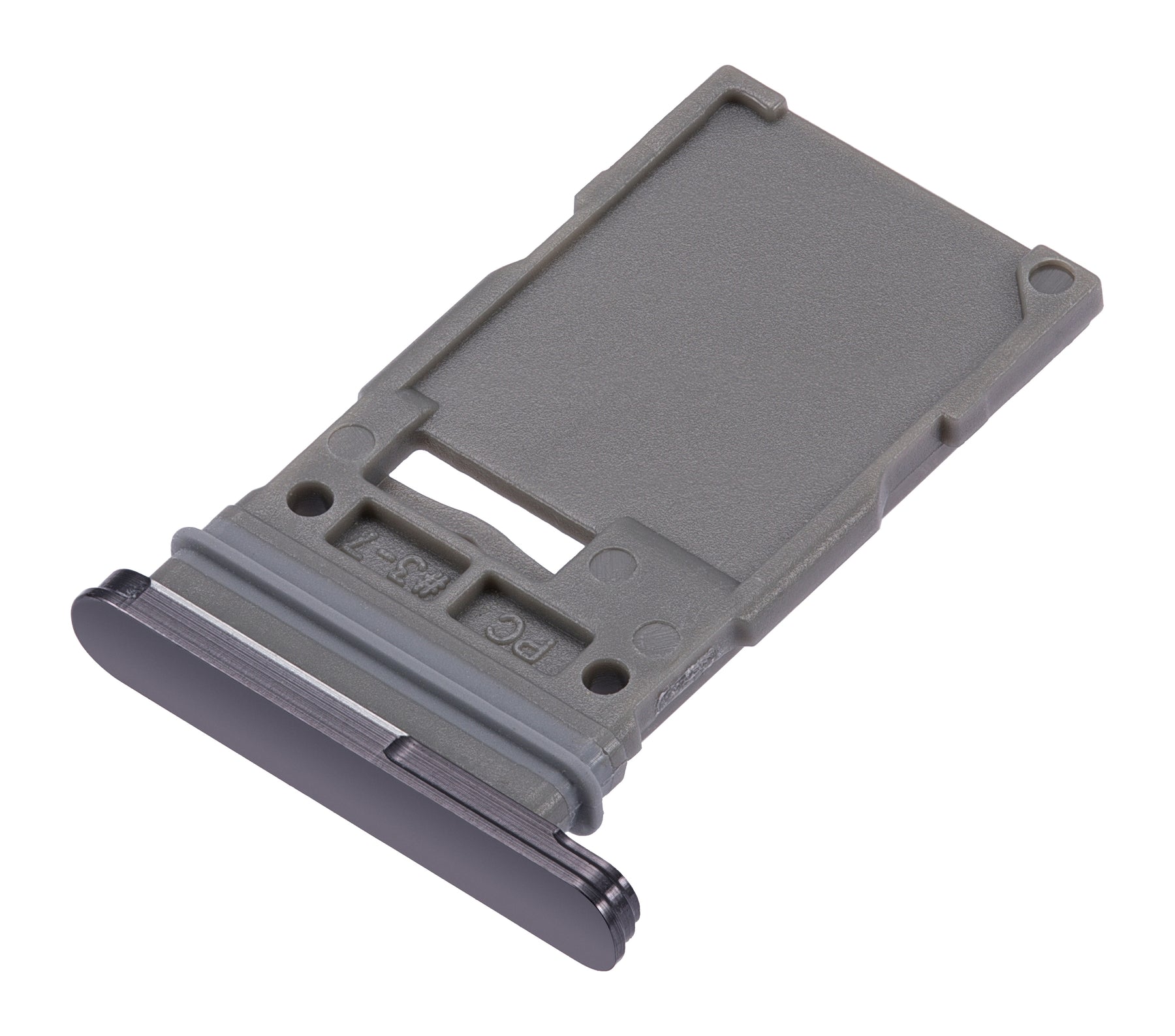 Single Sim Card Tray Compatible For Samsung Galaxy S22 5G / S22 Plus 5G (Phantom Black)