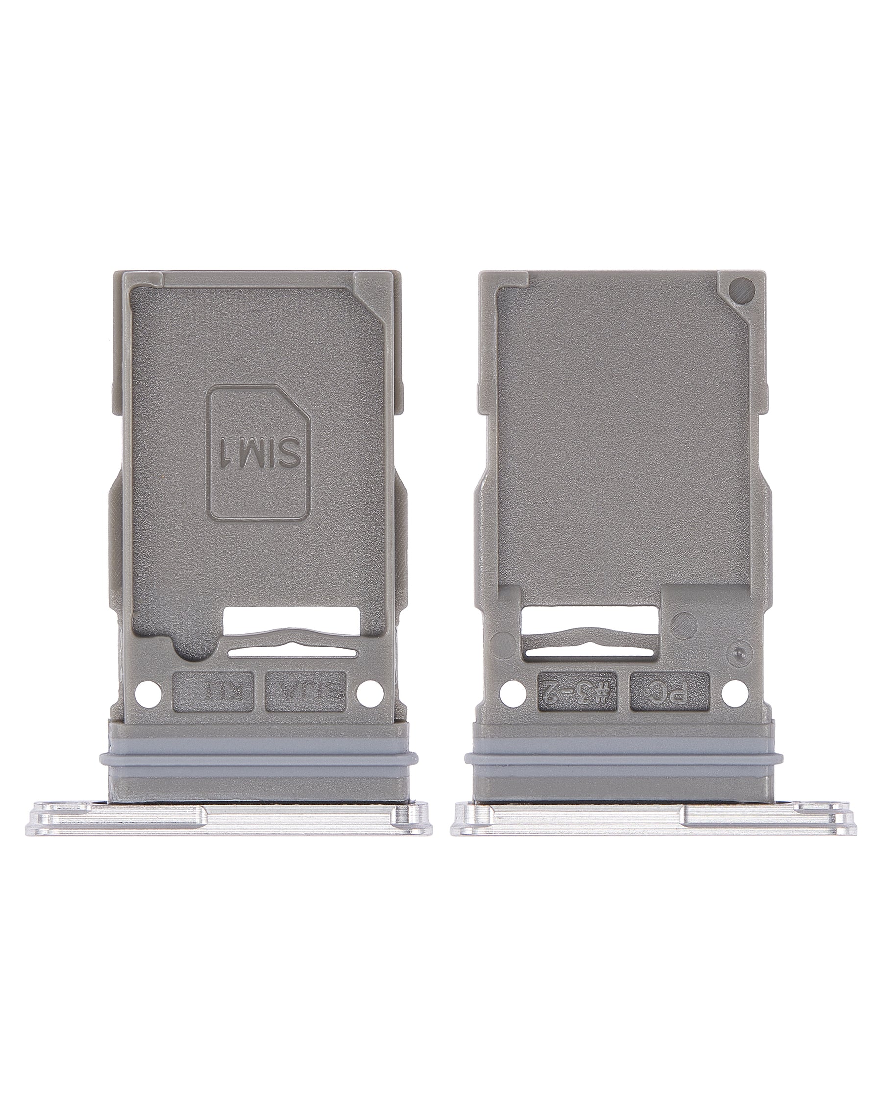 Single Sim Card Tray Compatible For Samsung Galaxy S22 5G / S22 Plus 5G Replacement (White)