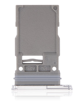 Single Sim Card Tray Compatible For Samsung Galaxy S22 5G / S22 Plus 5G Replacement (White)