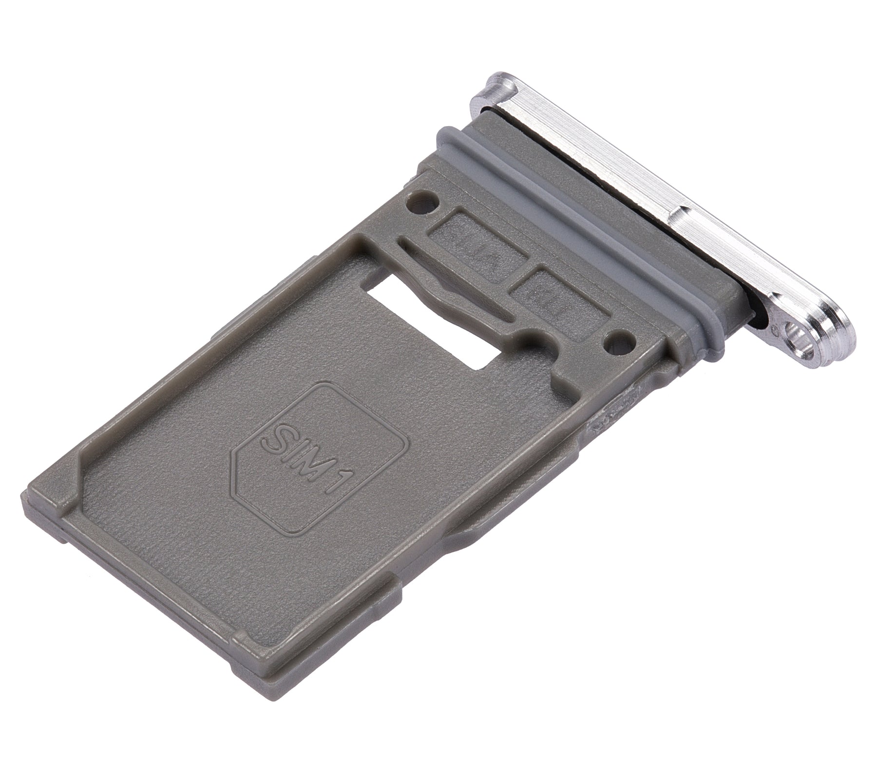 Replacement Single Sim Card Tray Compatible For Samsung Galaxy S22 5G / S22 Plus 5G (White)