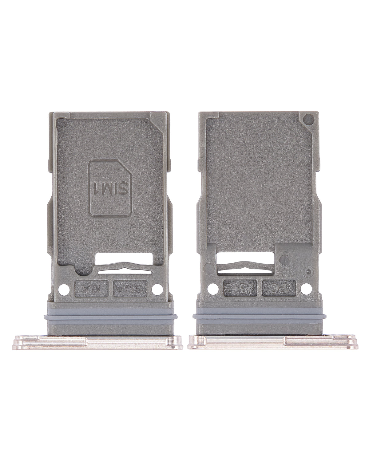 Single Sim Card Tray Compatible For Samsung Galaxy S22 5G / S22 Plus 5G (Pink Gold)