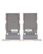 Single Sim Card Tray Compatible For Samsung Galaxy S22 5G / S22 Plus 5G Replacement by Macfactory.Store (Pink Gold)