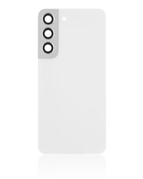 Back Cover Glass With Camera Lens Compatible For Samsung Galaxy S22 5G Replacement  (No Logo) (Vemake) (White)