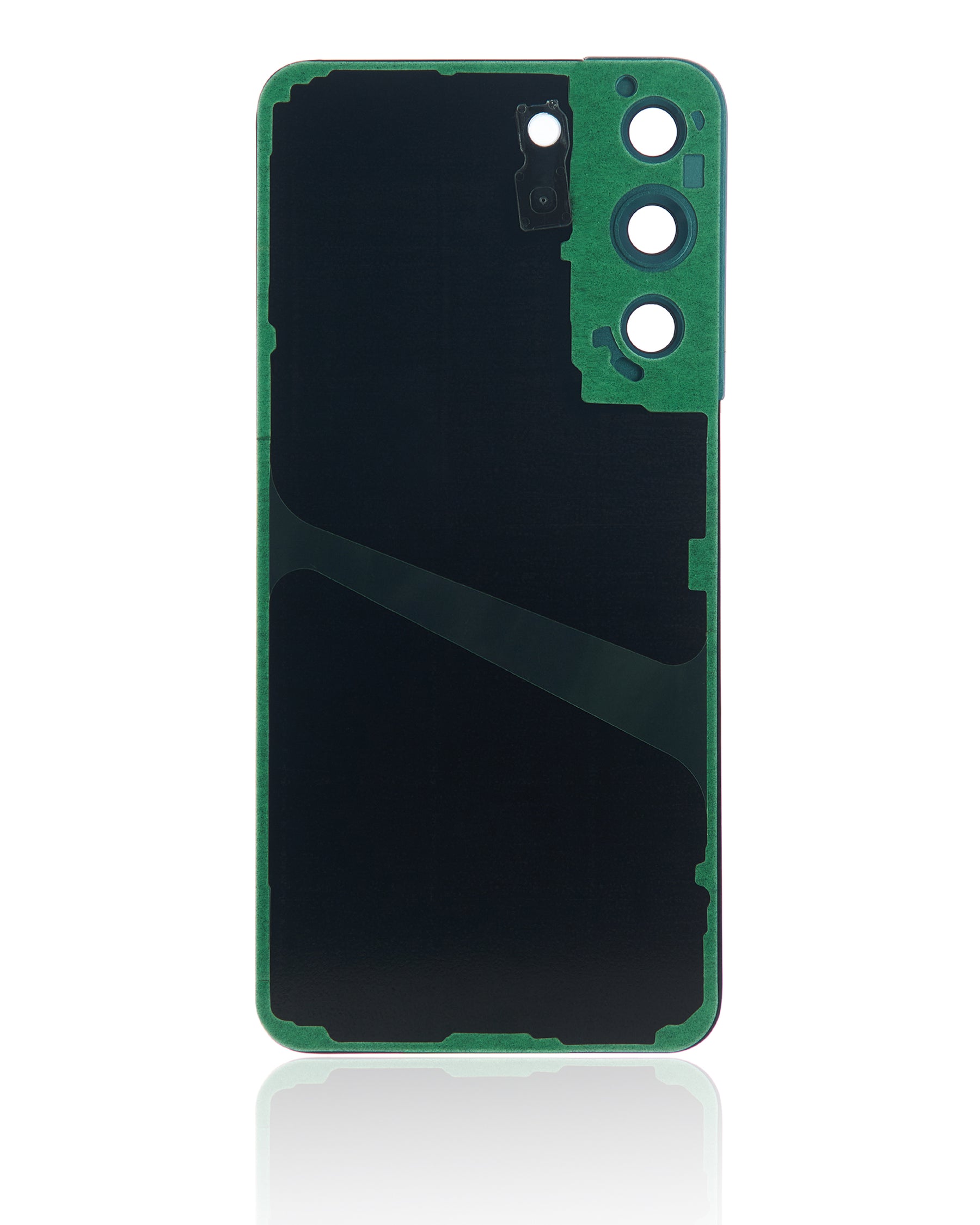 Back Cover Glass With Camera Lens Compatible For Samsung Galaxy S22 5G Replacement (No Logo) (Vemake) (Green)
