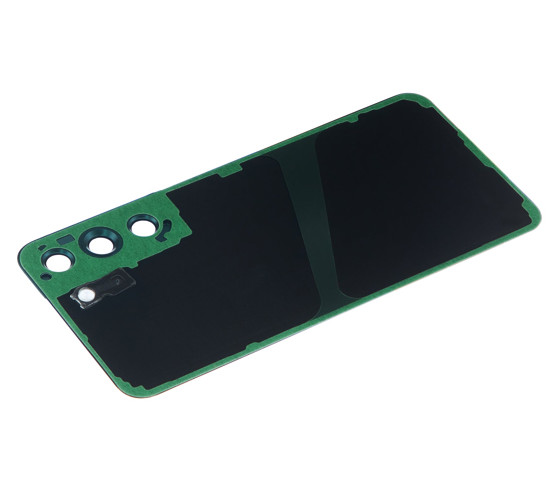 Back Cover Glass With Camera Lens Compatible For Samsung Galaxy S22 5G Replacement (No Logo) (Vemake) (Green)