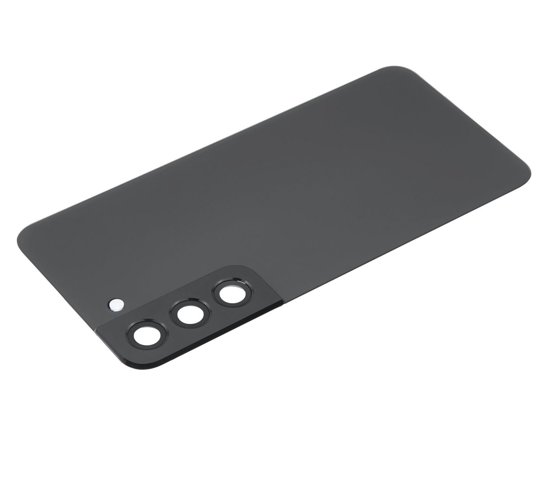 Back Cover Glass With Camera Lens Compatible For Samsung Galaxy S22 5G Replacement (No Logo) (Vemake) (Graphite)