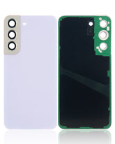 Back Cover Glass With Camera Lens Compatible For Samsung Galaxy S22 5G Replacement (No Logo) (Vemake) (Violet)