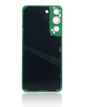 Back Cover Glass With Camera Lens Compatible For Samsung Galaxy S22 5G Replacement (No Logo) (Vemake) (Pink Gold)