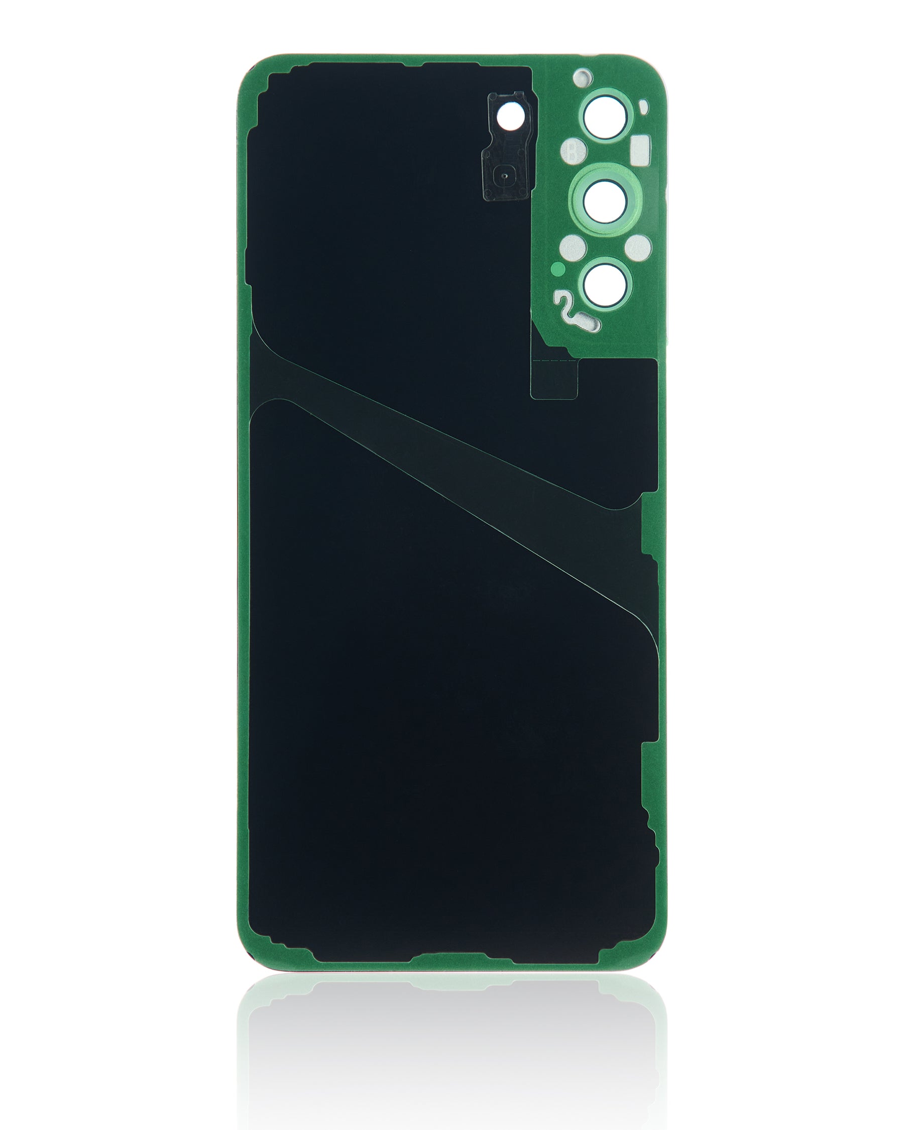 Back Cover Glass With Camera Lens Compatible For Samsung Galaxy S22 Plus 5G Replacement (No Logo) (Vemake) (White)