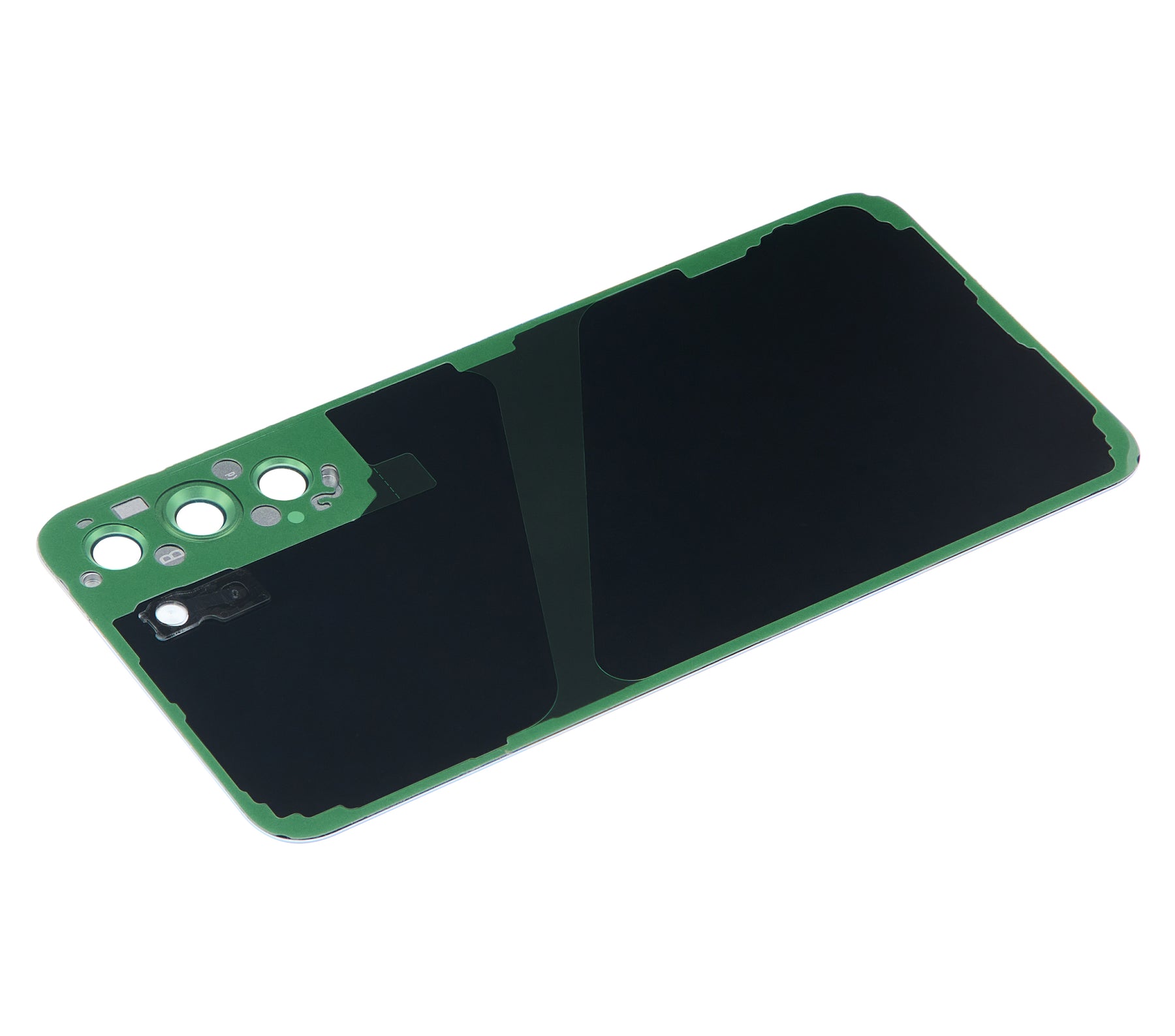 Replacement Back Cover Glass With Camera Lens Compatible For Samsung Galaxy S22 Plus 5G (No Logo) (Vemake) (Sky Blue)