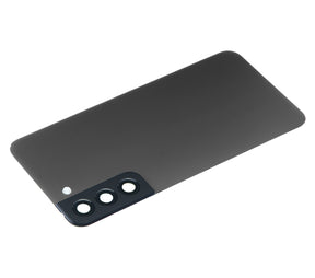 Back Cover Glass With Camera Lens Compatible For Samsung Galaxy S22 Plus 5G Replacement (No Logo) (Vemake) (Graphite)