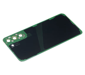 Replacement Back Cover Glass With Camera Lens Compatible For Samsung Galaxy S22 Plus 5G (No Logo) (Vemake) (Violet)