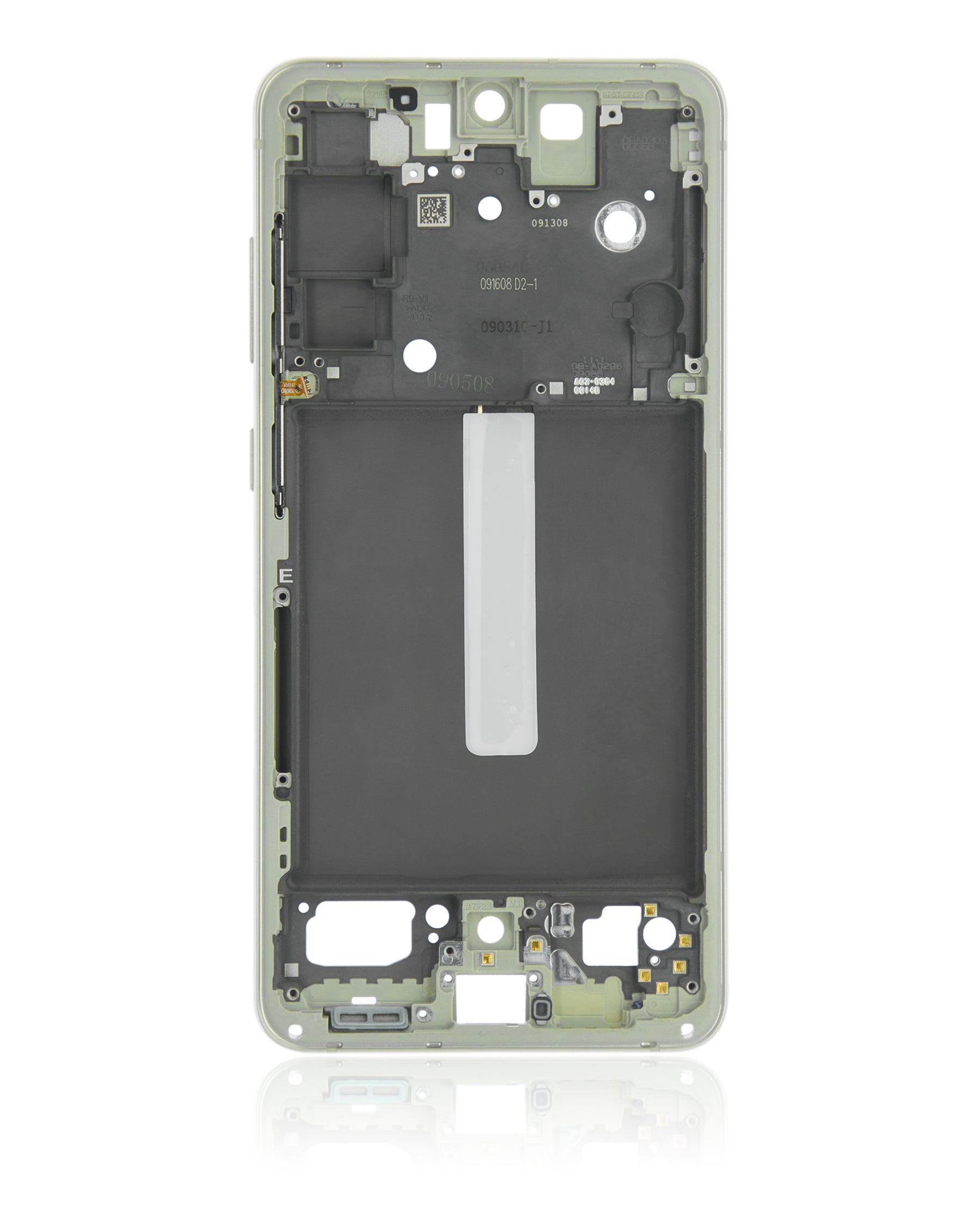 Replacement Mid-Frame Housing Compatible For Samsung Galaxy S21 FE 5G (US & International Version) (Olive)
