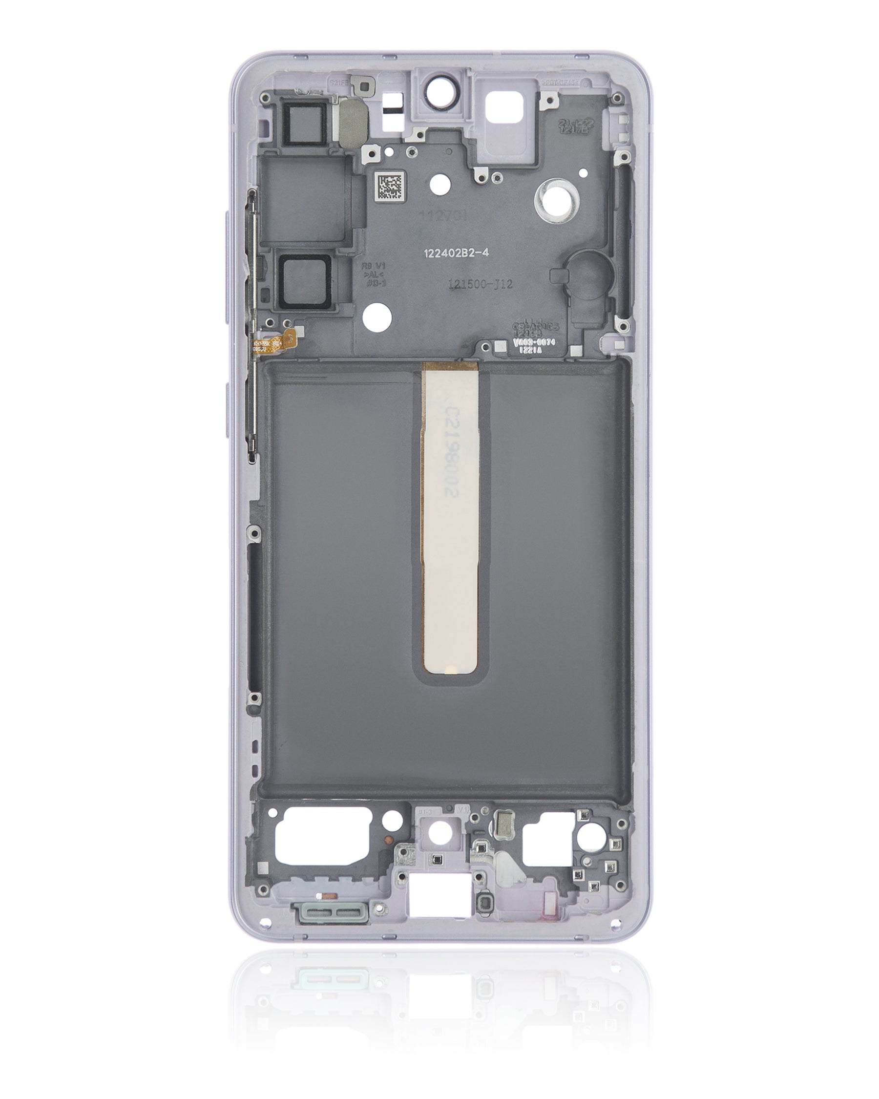 Mid-Frame Housing Compatible For Samsung Galaxy S21 FE 5G Replacement (US & International Version) (Lavender)