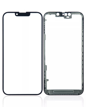 3 in 1 (Glass With OCA Pre-Installed + Frame) Compatible For iPhone 13 (OCA Master)