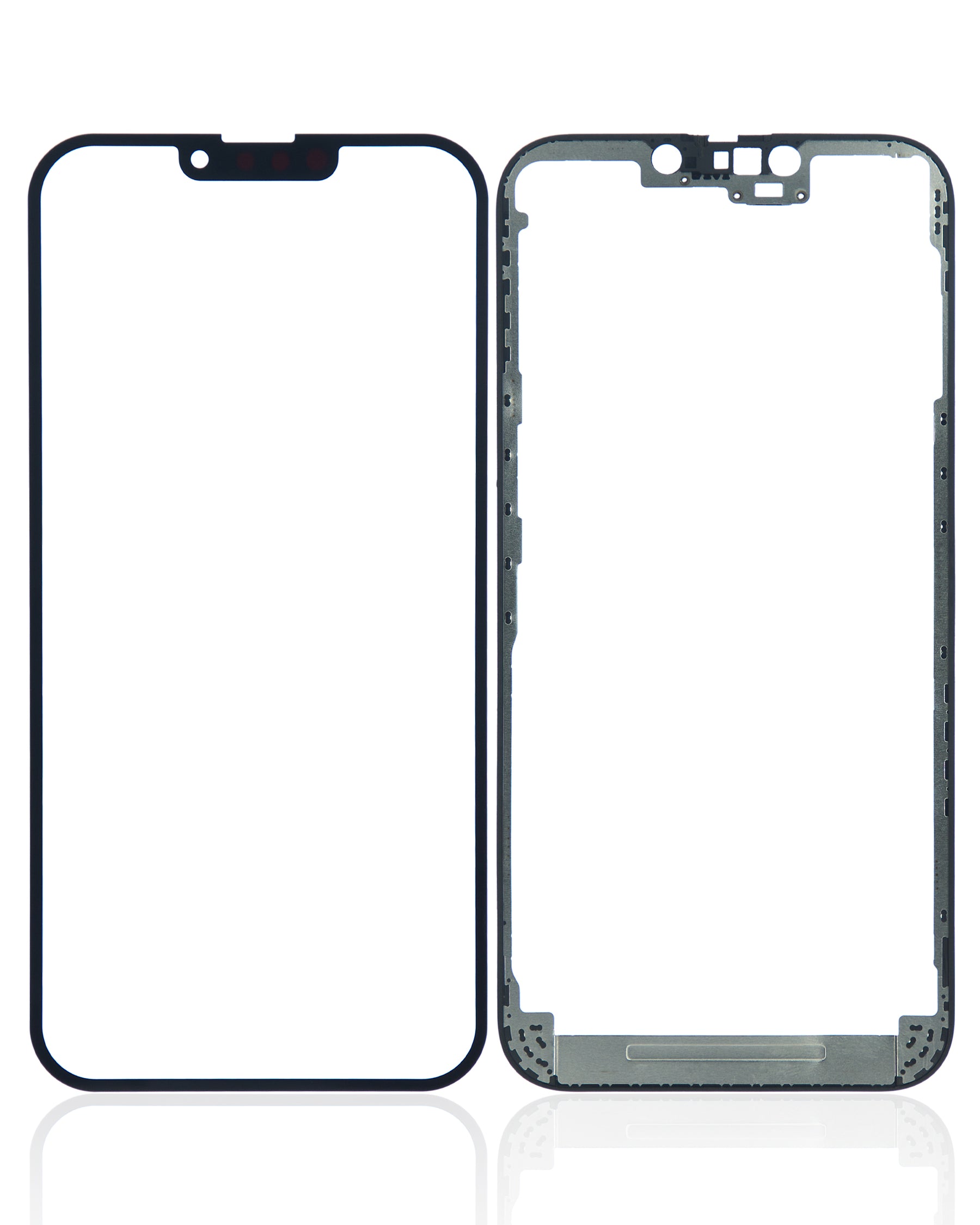 3 in 1 (Glass With OCA Pre-Installed + Frame) Compatible For iPhone 13 Pro Max (OCA Master)