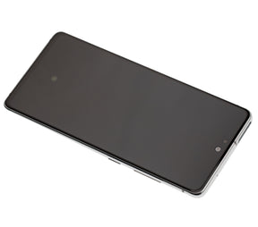 Replacement OLED Assembly With Frame Compatible For Samsung Galaxy S20 FE 4G / 5G (Refurbished) (Cloud White)