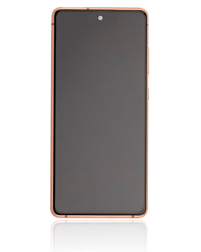 Replacement OLED Assembly With Frame Compatible For Samsung Galaxy S20 FE 4G / 5G (Refurbished) (Cloud Orange)